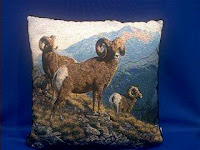 big horn sheep pillow