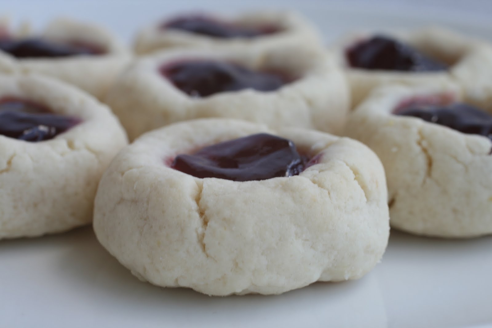 Beginning Fresh Almond Thumbprint Cookies