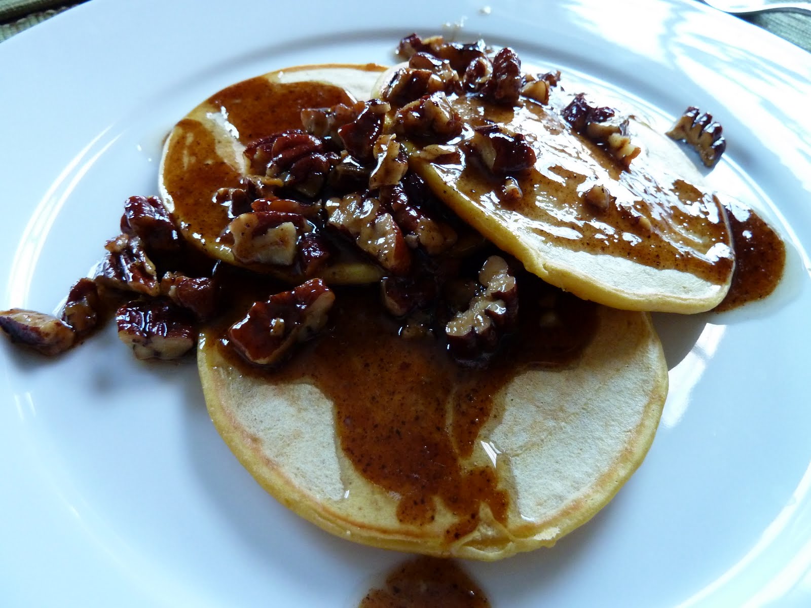 Urban Farmgirl Pumpkin Pancakes with Cinnamon Brown Butter