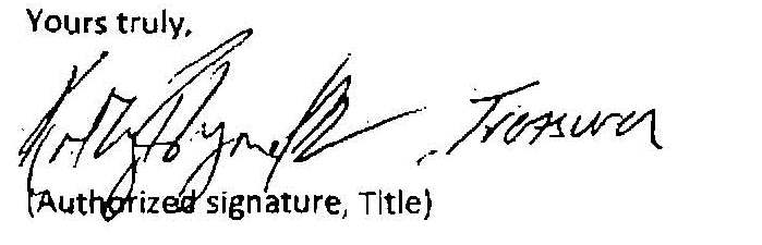 Signature Block of MEC