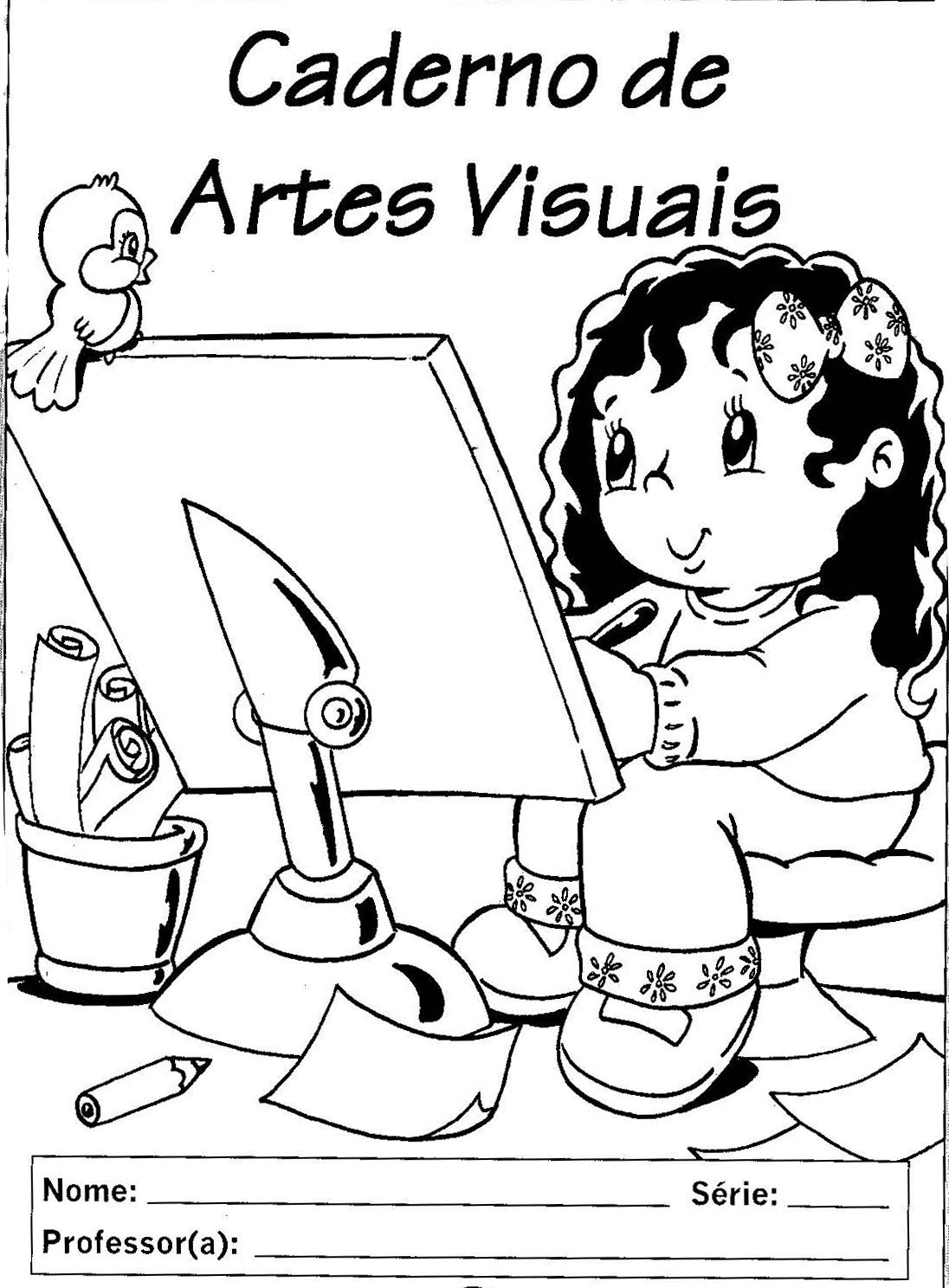 Featured image of post Capas De Caderno Para Colorir Artes
