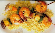 shrimp kebab in couscous (watch out for its recipe)