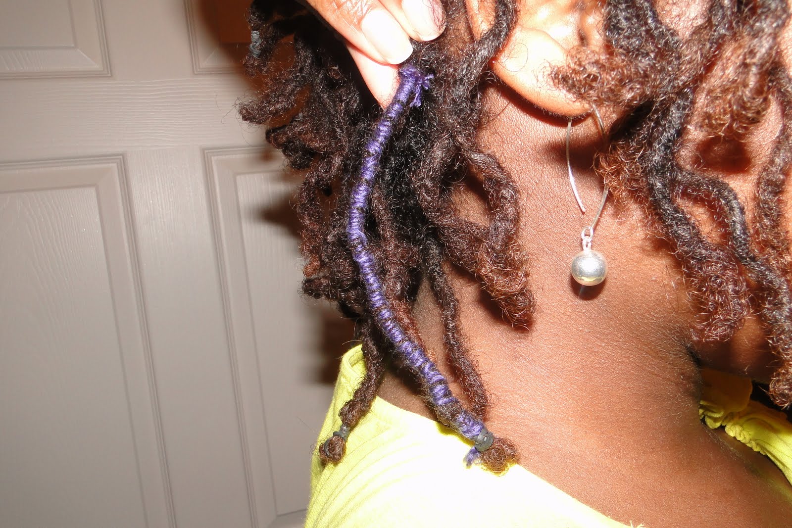 Loc Rocker How To Colorful locs with yarn