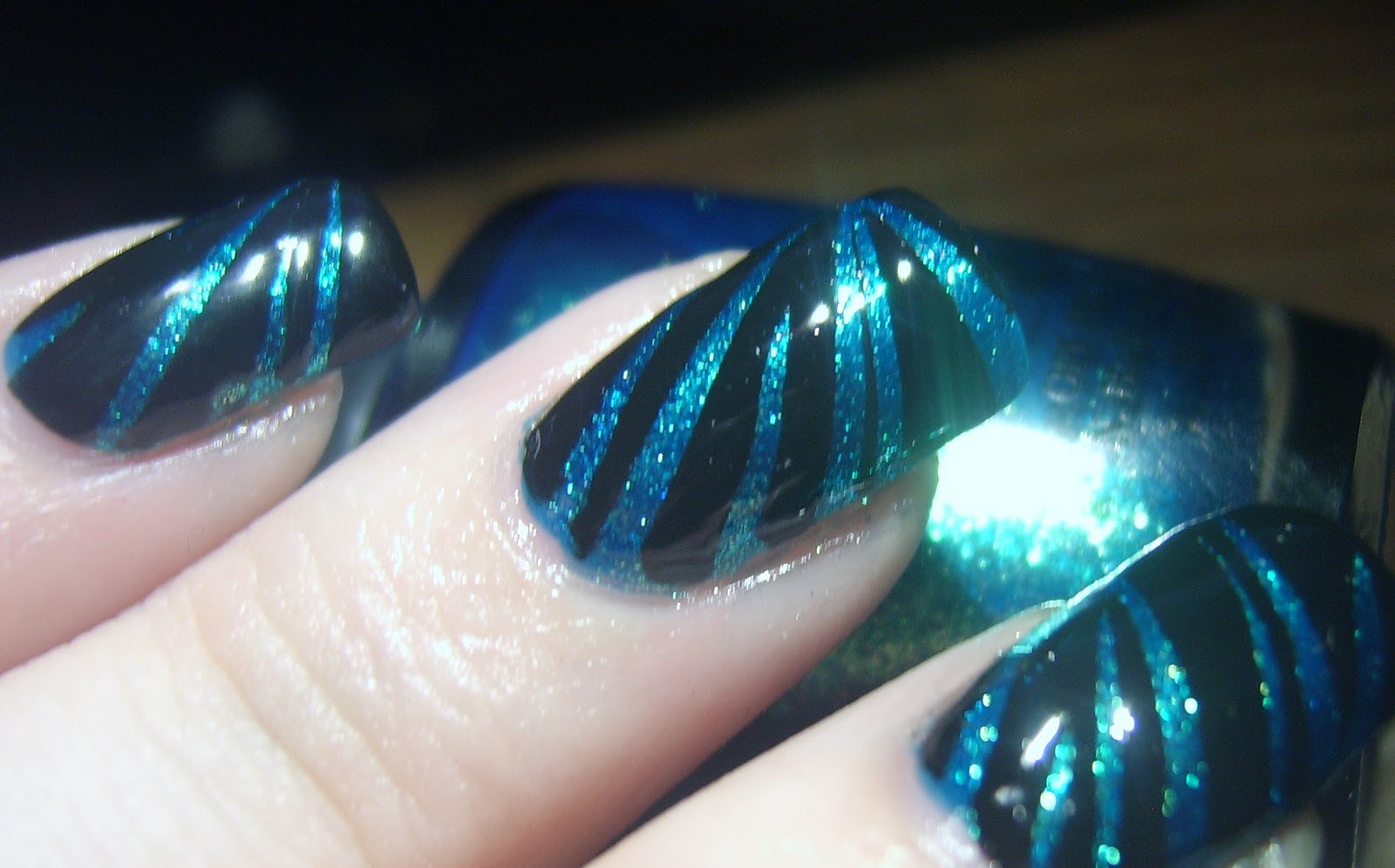 scotch tape manicure
