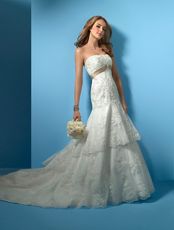 And the trend for beach wedding dresses has been up to simplicity for the 