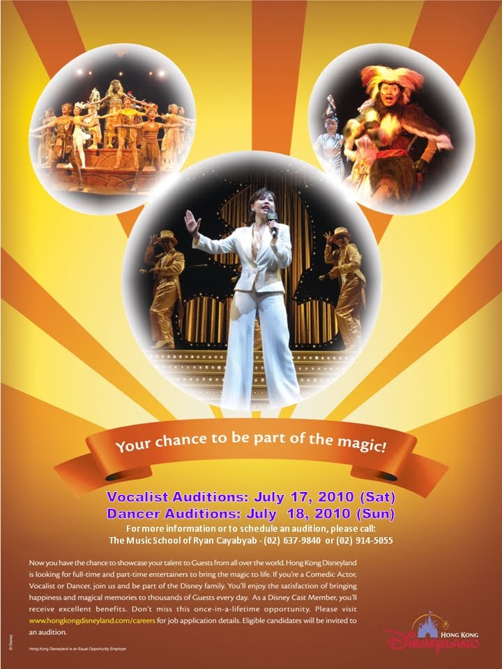 Vocalist auditions will be vocalist script. Vocalist auditions will be
