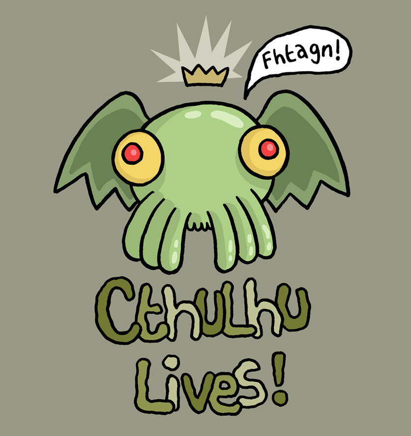 Cthulhu Lives Prove it to everyone with this rad tattoo design P