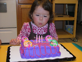 Ellie Blowing out the candles
