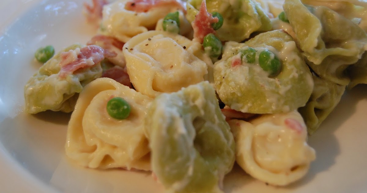 Chef Mommy Tortellini with Prosciutto and Peas