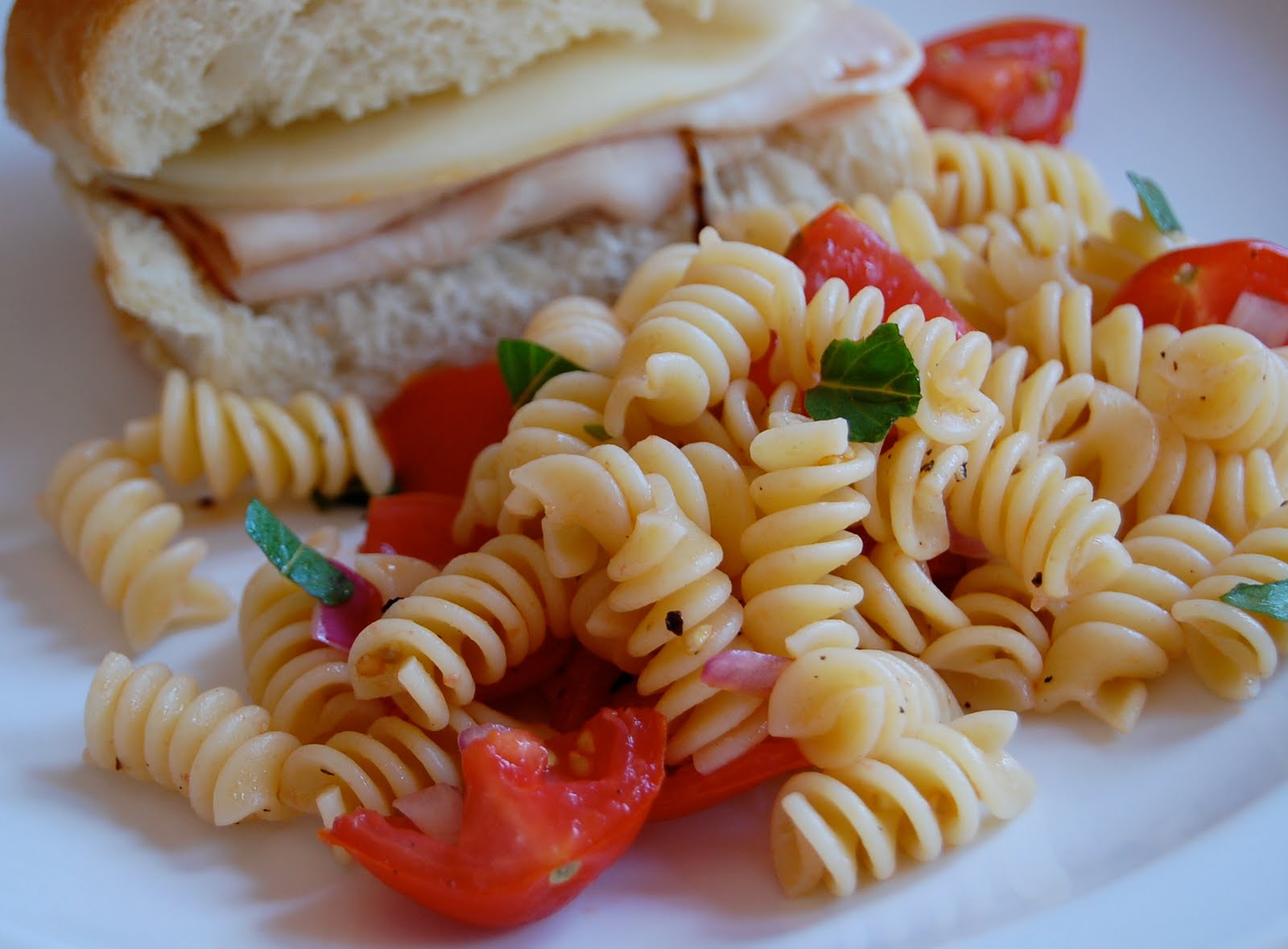 Chef Mommy Tomato Basil Pasta Salad