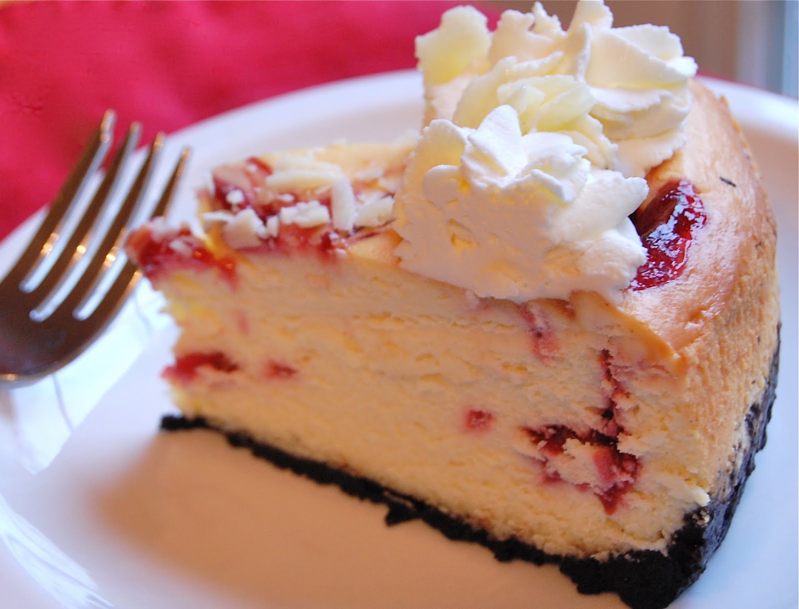 Chef Mommy Cheesecake Factory's White Chocolate Raspberry Truffle