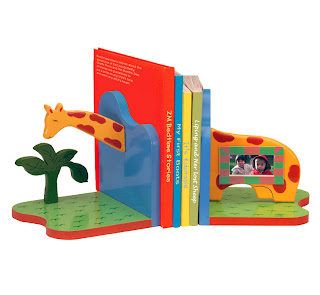 ORGANIZADOR SUJETA LIBROS DE MADERA CON DISEÑOS INFANTILES - mervin-diecast