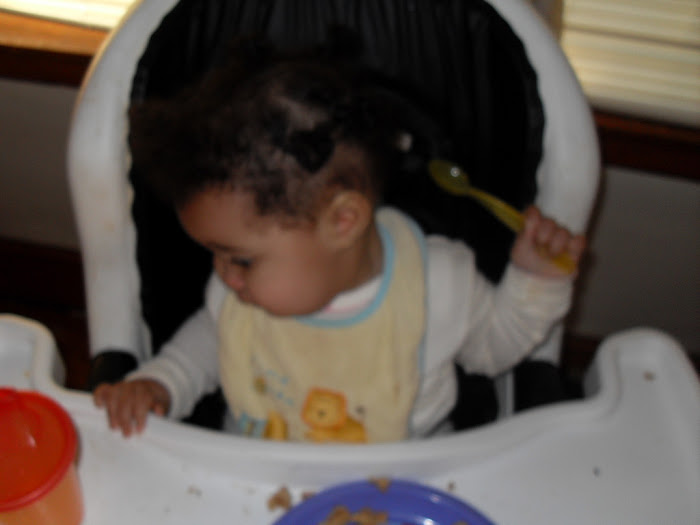 Jordin Learning to Feed Herself