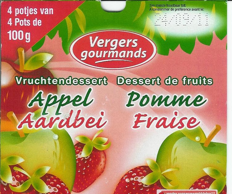Mincir et Sport Lidl Vergers gourmands dessert pomme fraise