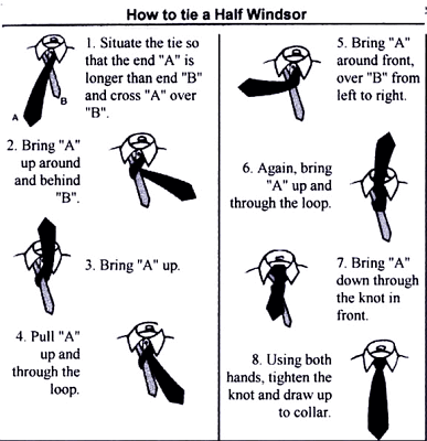 how to tie windsor knot. how 