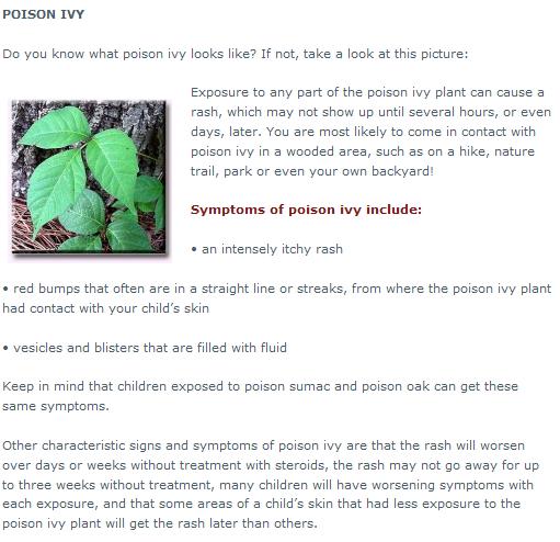 The Discomfort Of Poison Ivy