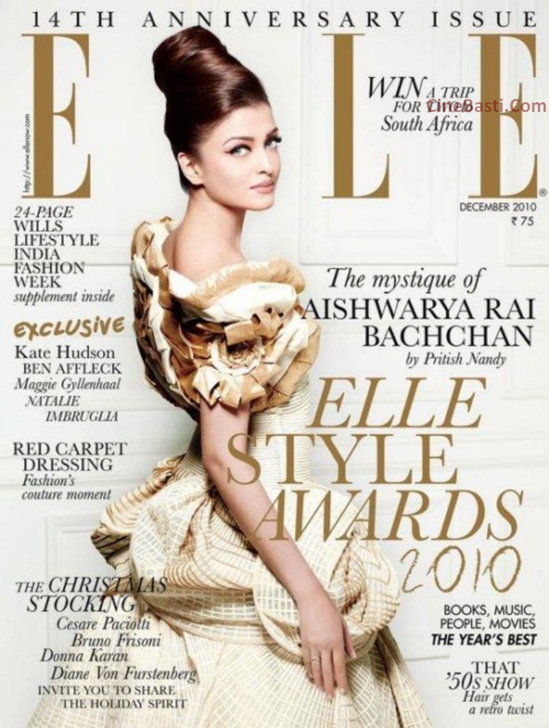 Aishwarya Rai Elle Magazine Scans