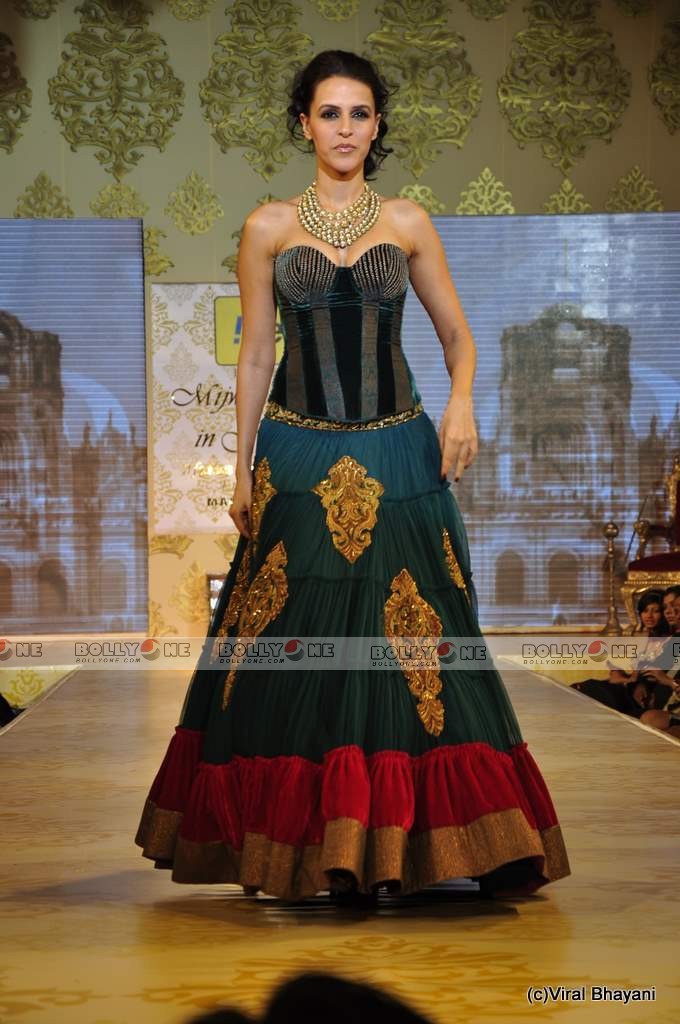 Neha Dhupia Walks the ramp at Mijwan Fashion show - SEXIEST FASHION SHOWS IN THE WORLD PICS - Famous Celebrity Picture 