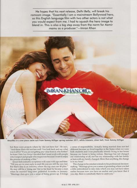  Anushka Sharma with Imran Khan - Imran Khan Anushka Sharma Photoshoot Scans From Hi Blitz Magazine