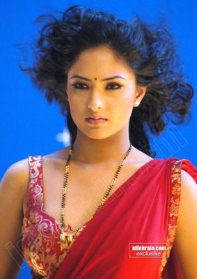  Nikhisha Patel -  Nikhisha Patel Hot Stills in Red Saree