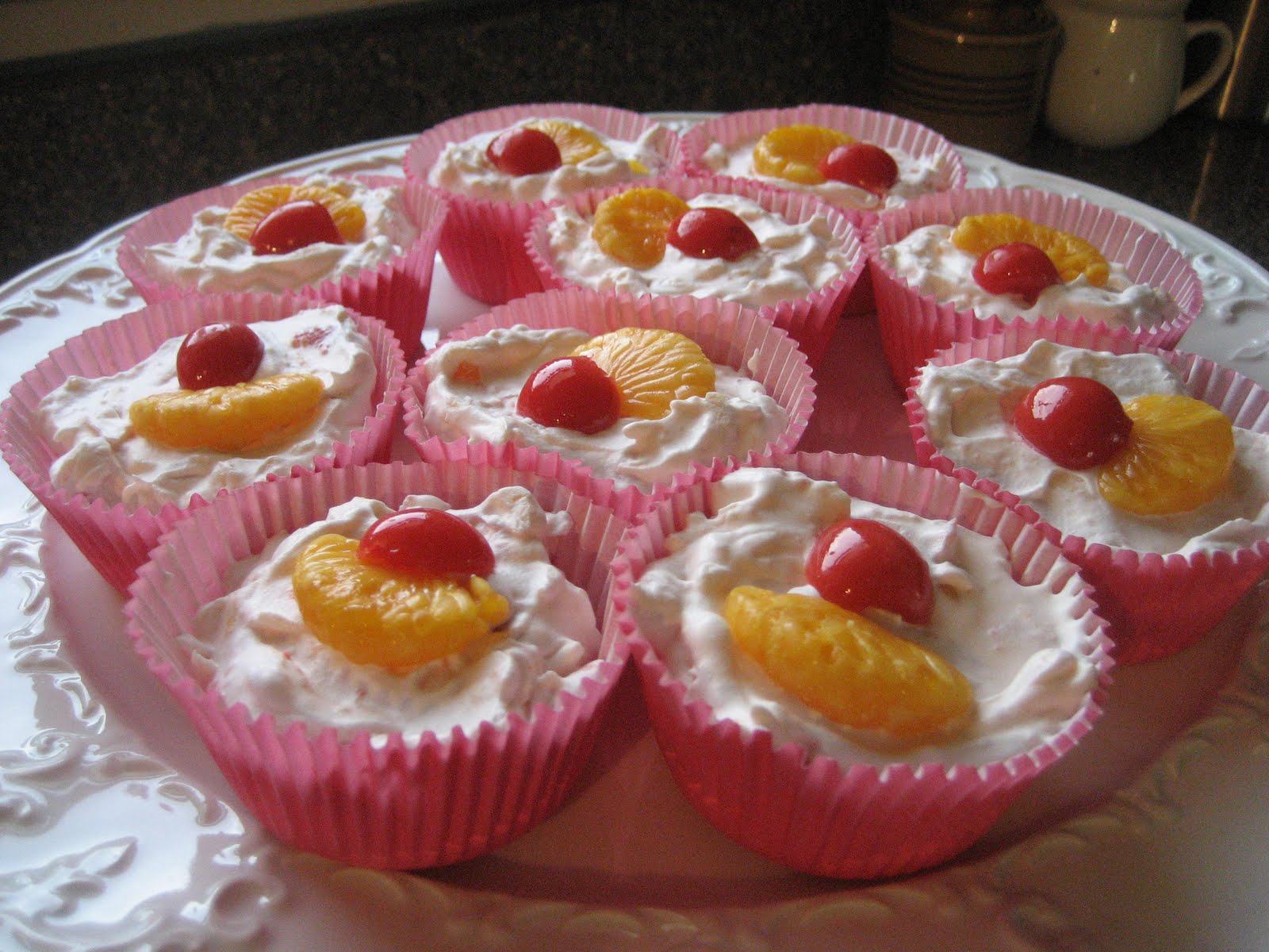 Creamy Frozen Fruit Cups