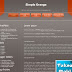 Simple Orange Blogger Template