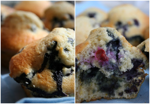 Muffiny jagodowe bez tłuszczu Muffiny jagodowe bez tłuszczu