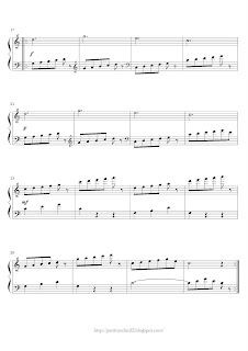 Free easy piano sheet music of Ferdinand Beyer: Etude 62