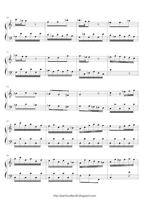 Partitura de piano  gratis de Domenico Cimarosa: Sonata