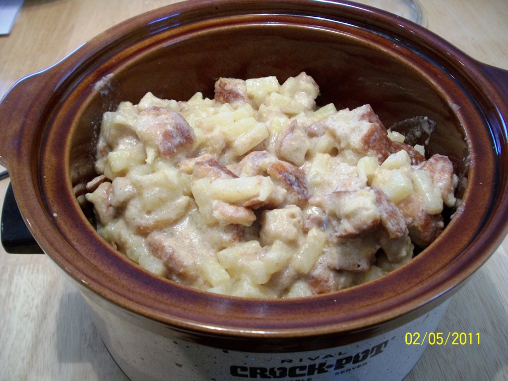 ButchInTheKitchen Easy Pineapple Bread Pudding