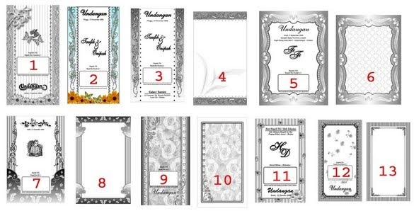Bingkai Undangan CDR