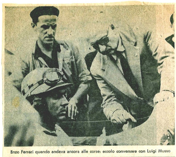 Tra due miti: Musso e Ferrari