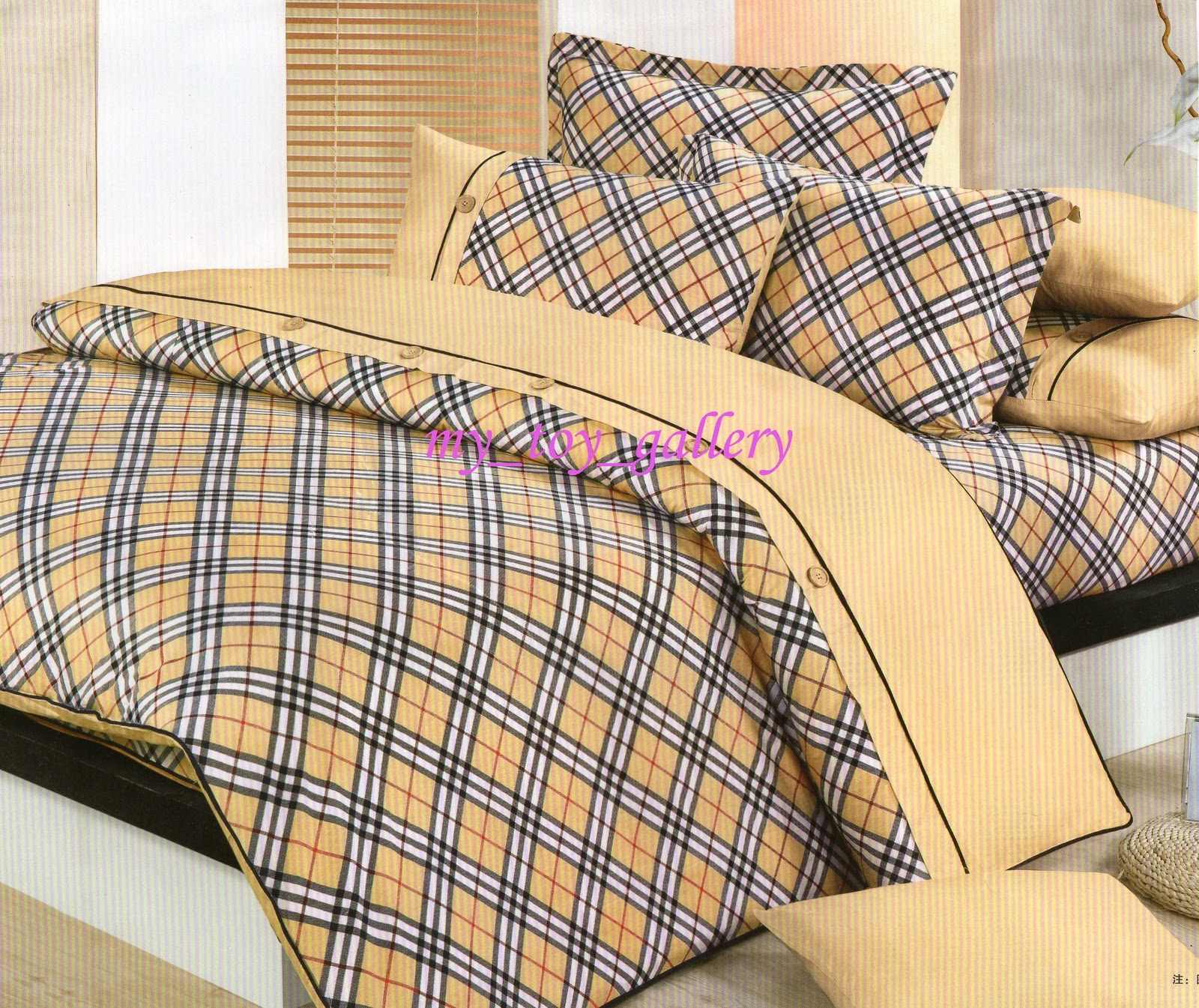 POSH_GALLERY 100 COTTON HONG KONG BEDSHEETS WITH COMFORTER NEW