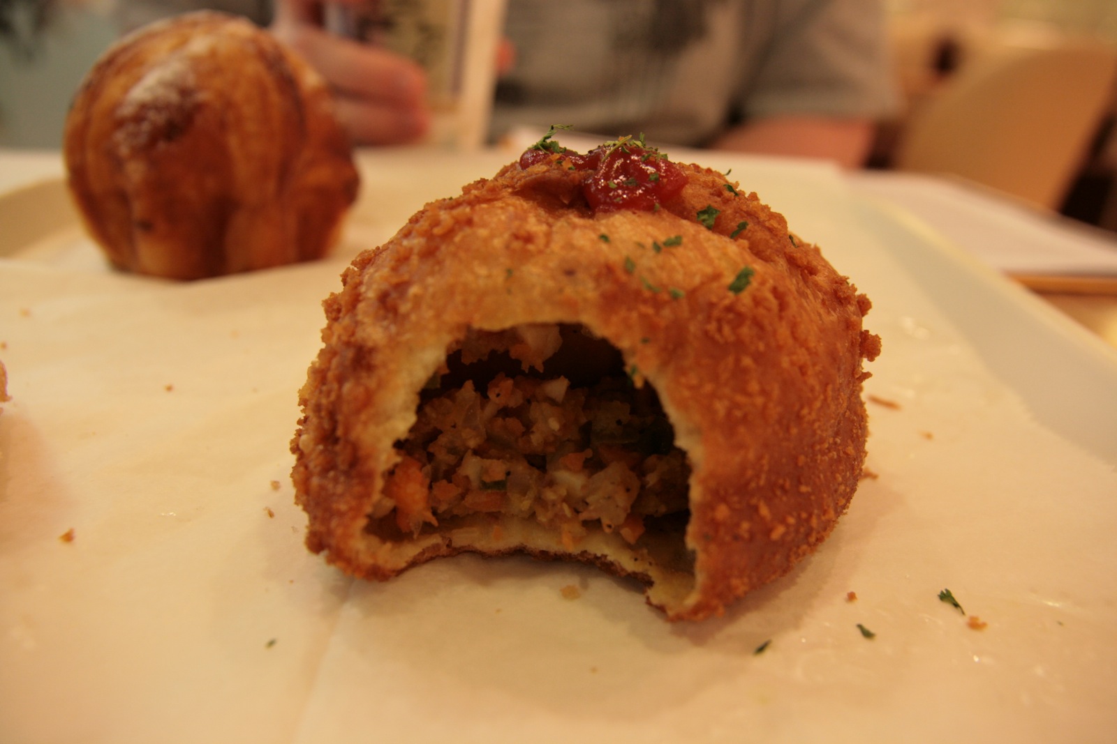 Andrew's Photo A Day October 4, 2009 Curry Croquette