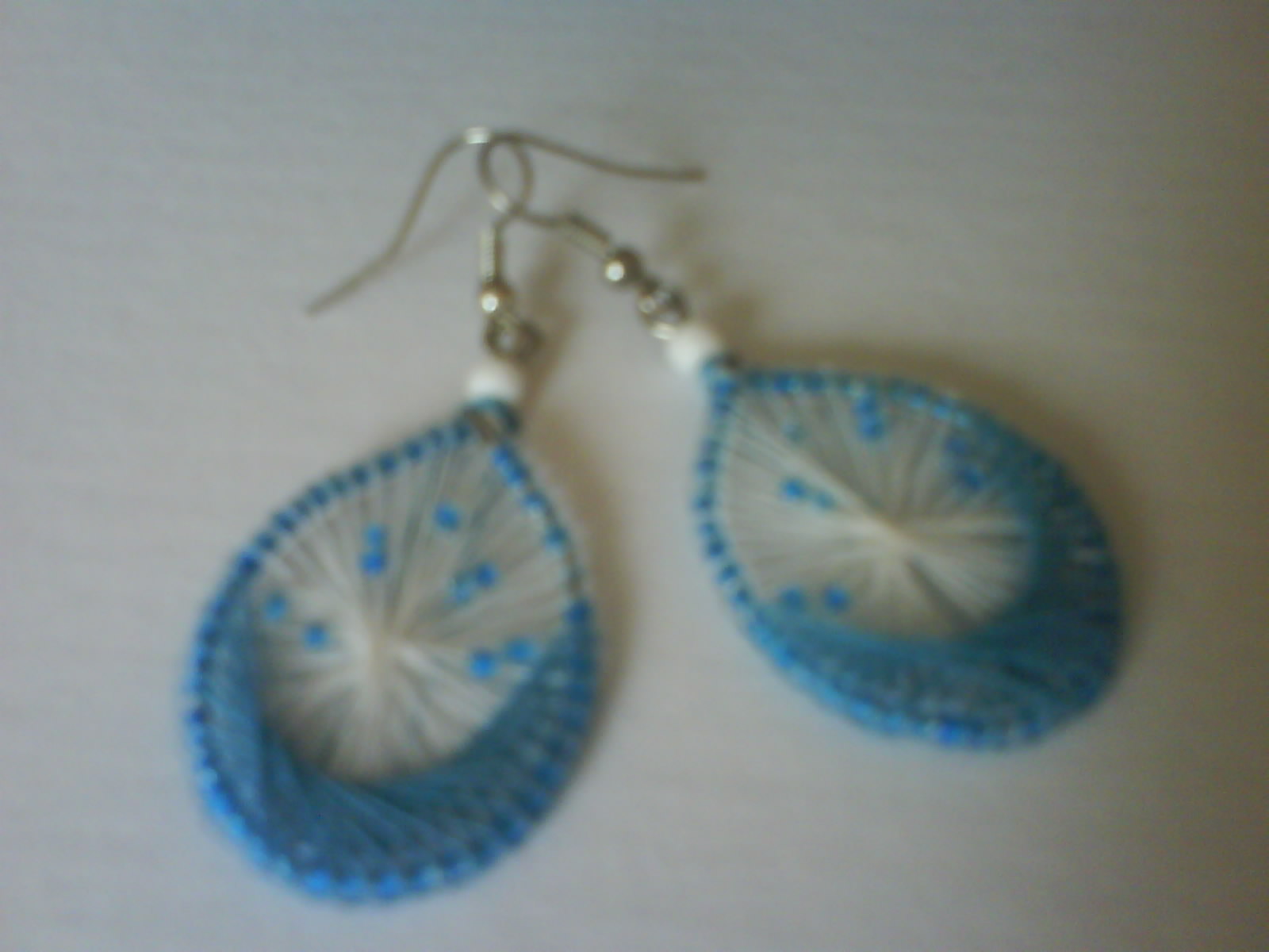 Beading Thread earrings perfect summer accessory