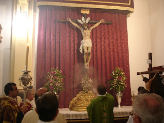 Bendición del nuevo retablo
