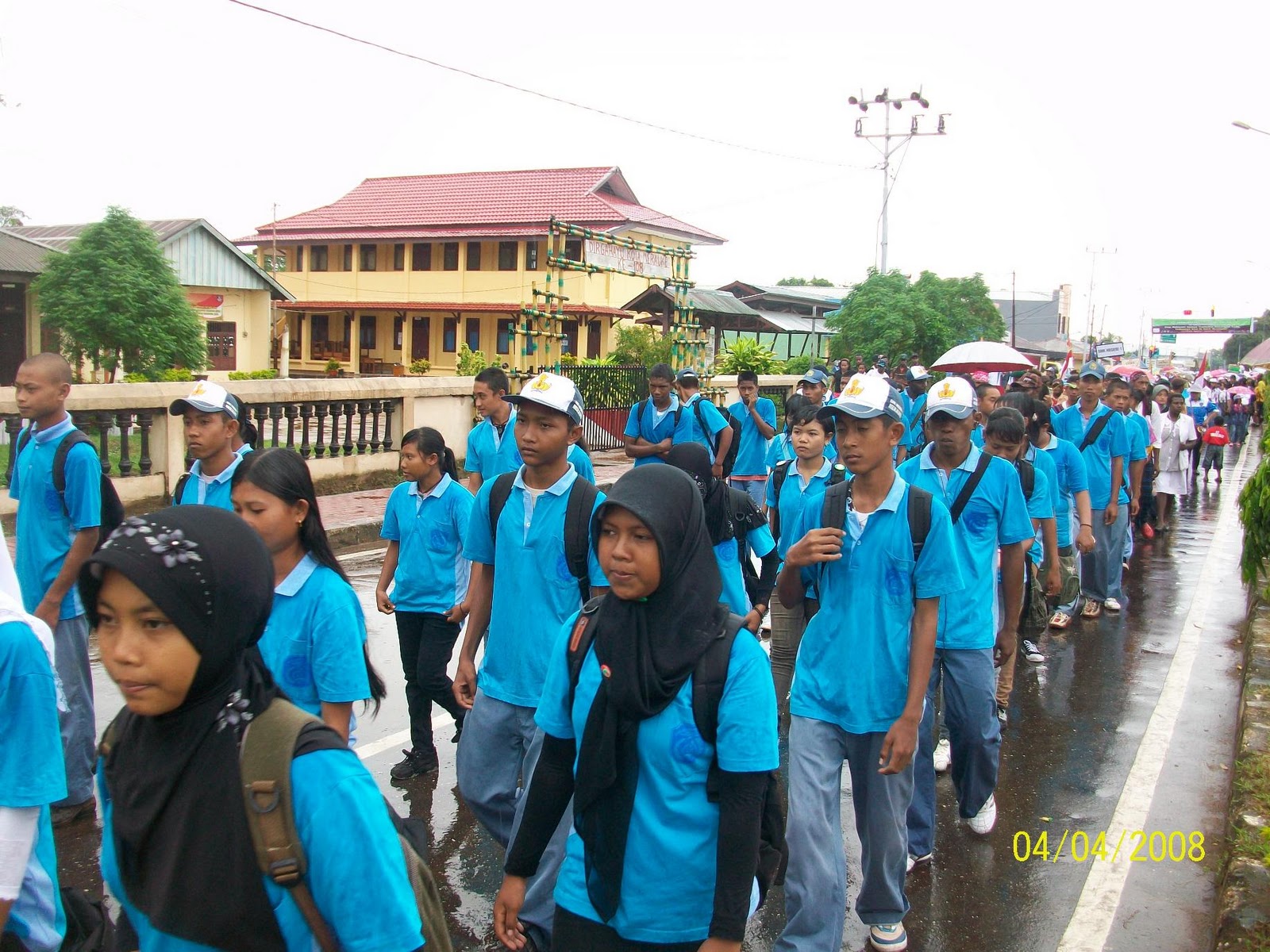 SMK NEGERI 1 TANAH MIRING MERAUKE PAPUA: KEGIATAN KARNAVAL HUT MERAUKE KE-109