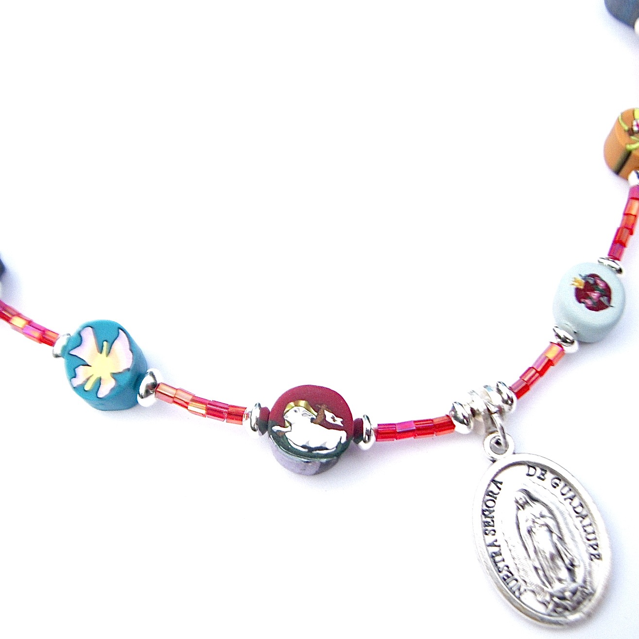 The Clay Rosary Girl Catholic Children's Jewelry Now Available