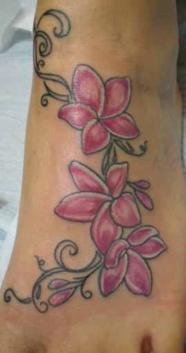 Plumeria tattoos are great because they offer a great deal of flexibility in 