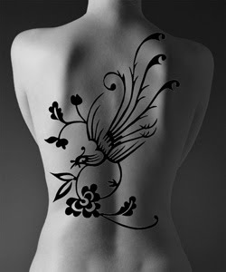 Female Back Tattoo