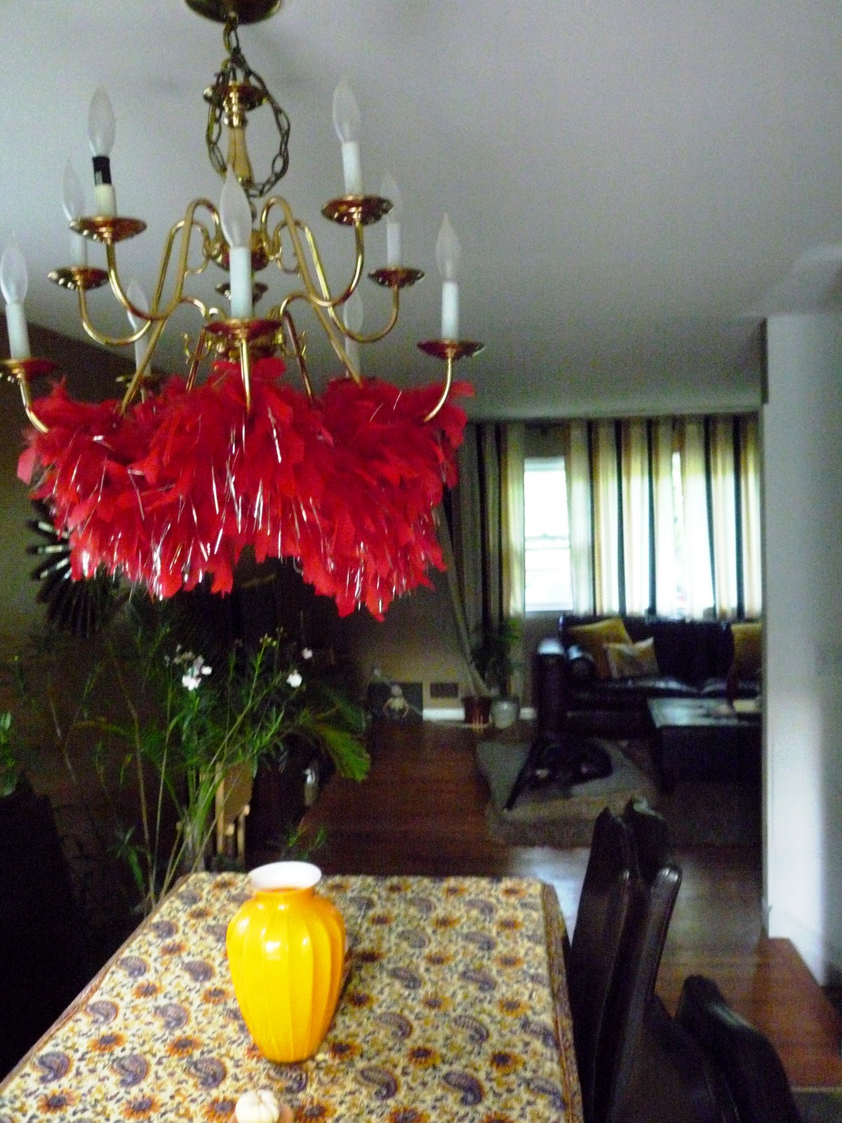 Jigsaws and Ginger from blahbrass to chic chandelier spraypainting