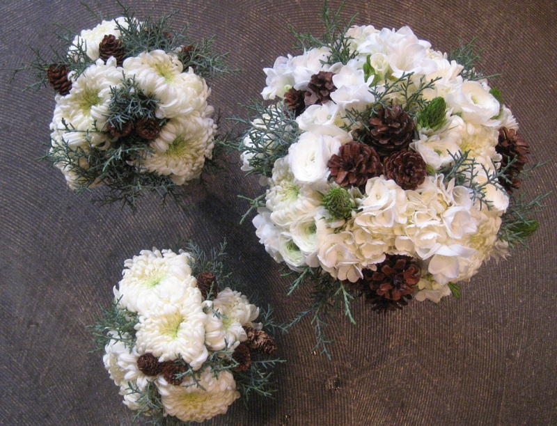 Winter Wedding Bouquets