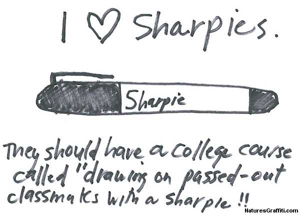 No Sharpies