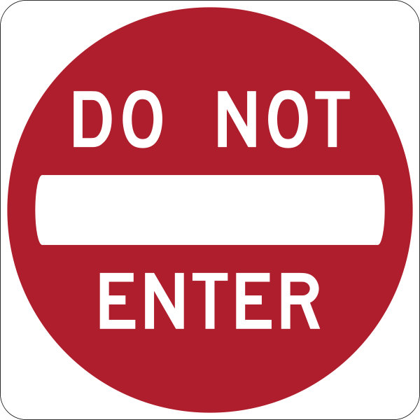 Do Not Enter!