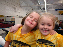 Lauren and Sarah at Gymnastics