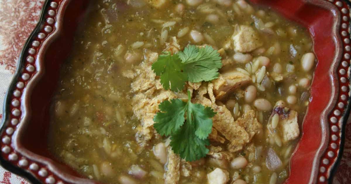 Recipe Shoebox Tomatillo Chicken Chili