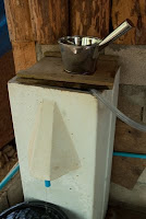 sand water filter that helps improve villagers' health