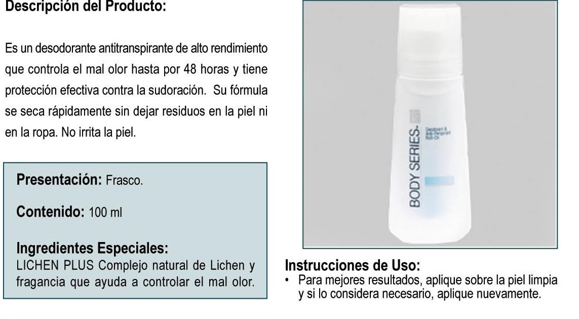 Meto Amway Desodorante ANTITRANSPIRANTE