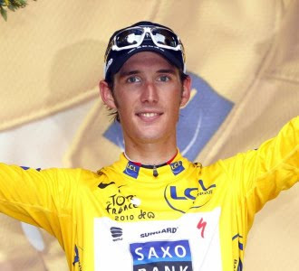02.07.2011 24.07.2011 Tour de France FRA *  Andy+Schleck+con+su+primer+maillot+amarillo.