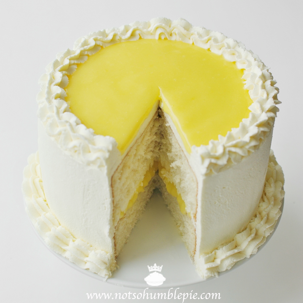 Not So Humble Pie Lemon Mascarpone Cream Cake